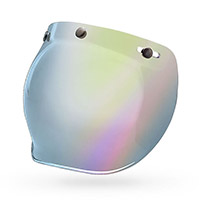 Bell Visor 3 Snap Bubble Silver Iridium