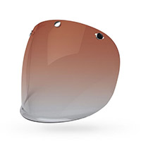 Bell 3 Snap Retro Visor Amber Gradient