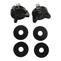 Kit de tornillos Bell MX-9 Mips Peak negro