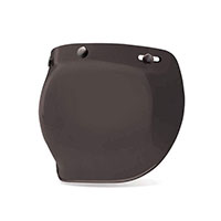 Bell Visor Custom 500 3-snap Bubble Dark Smoke