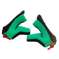 X-lite Cheek Pads X-502 Carbon Green