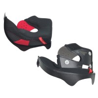 Guanciali Suomy Track-1 Nero Rosso