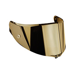 Visor Race 2 Antiscratch Iridium Gold For Agv Helmets