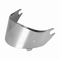 Premier Commander Visor Mirrored Silver