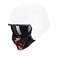 Mentoniera Scorpion Covert-x Tanker Nero Rosso