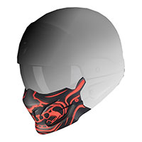 Máscara Scorpion Exo-Combat Evo Samurai roja