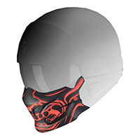 Masque Scorpion Exo-combat Evo Samurai Rouge