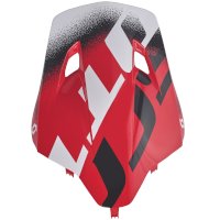 Visor SCOTT 550 Noise rojo negro