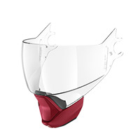 Shark Vz17016 Evo Jet Visor Clear Red Mat