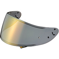 Visera Shoei CWR-1 PIN Spectra oro iridio