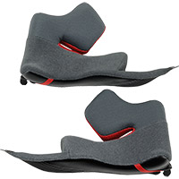 Shoei Type-p X-spr Pro Cheek Pads Red