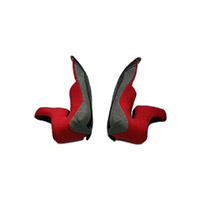 X-lite X-1003 Cheek Pads Grey Red