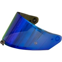 Kyt KX-1 Race Gp Visier verspiegelt blau