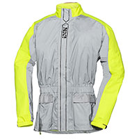 Ixs Silver Reflex-st Rain Jacket Yellow Silver