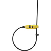 Abus Combiflex Travel Guard Jaune