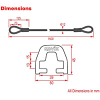 Kovix KZA-150 Kabel - 2