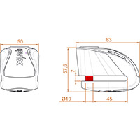 Kovix Knx10-bm Alarm Disc Lock Steel