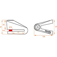 Kovix Kvz2 Disc Lock Steel