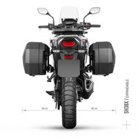 Juego de Bolsas Shad SH38X Alu + Sistema 3P para Honda Transalp 750 23 - img 2
