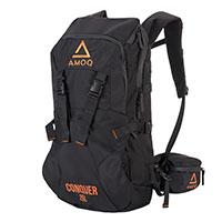 Amoq Conquer 25l Backpack Black Orange