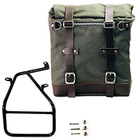 Unit Garage Side Bag Kit Canvas Ninet Black Brown