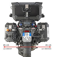 Kit Valigie Givi Trekker Outback Evo 33-37 R1300 Gs Nero