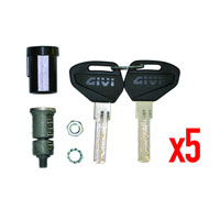 GIVI KIT SECURITY LOCK KEYS FOR 5 BAGS SL105