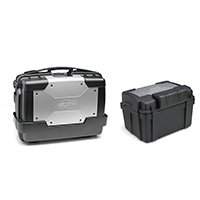 HGTRH Valise Moto Aluminium, 28L Quick Release Résistant à l'usure Etanche  Top Case Moto Universel, Top Case Moto Aluminium Compatible avec BMW Moto