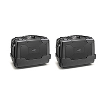 Coppia Valigie Kappa Garda 46 Lite Nero