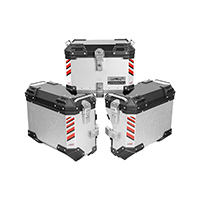 Juego de Maletas Loboo Pike Tracker 36T/35L/30R Plata