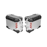 Maletas Laterales Loboo Pike Tracker 35/35LT plata