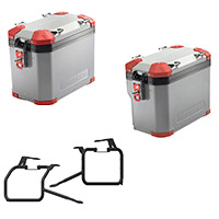 Kit de maletas My Tech Model-X 41-48 CRF 1100L gris