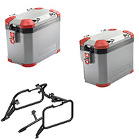 Kit Valises My Tech Model-x 41-48 Multistrada V4 Gris