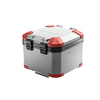 Mytech Model-x 44 Lt Top Case Gris Rouge