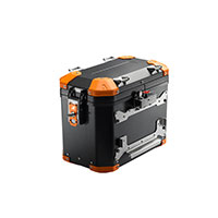 Valigia Dritta Mytech Model-x 48 Lt Nero Arancio - img 2