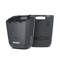 Shad Bike Box 20l Fixed Mount Bag Grey