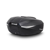 Shad Sh58x Expandable Top Case Carbon + Backrest - 4