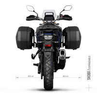 Juego de Bolsas Shad SH38X Carbono + Sistema 3P Suzuki V-STROM 800 De 23 - img 2