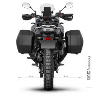 Juego de Bolsas Shad SH38X Alu + Sistema 3P Cf Moto 800 Mtx 25 - img 2