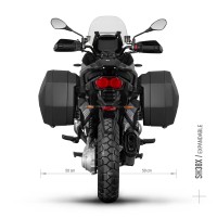 Juego de Bolsas Shad SH38X Alu + Sistema 3P para Motoguzzi Stelvio 1000 24 - img 2