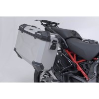 Kit de Bolsas Sw Motech Trax Multistrada V4 Rally plata