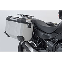 Kit de Maletas Sw Motech Trax ADV 45 Transalp 750 plata