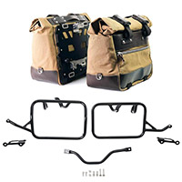 Unit Garage Cult Canvas Side Bags 40/50 R12 Beige