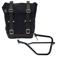 Unit Garage Leather Bag+sx Frame Grey