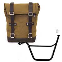 Unit Garageside Pannier Canvas + Left Subframe Triumph Scrambler/bonneville Beige Brown