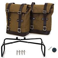 Kit de bolsas laterales Unit Garage Canvas R NineT beige