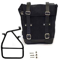 Unit Garage Kit De Sac En Daim Ciré Rninet Noir