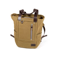 Unit Garage Namib 30l Canvas Green And Brown Backpack