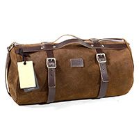 Unit Garage Borsa Duffle Kalahari 25L Crosta di Cuoio Marrone