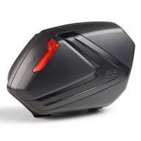 Givi Valises Latérales 37 Lt Monokey Réflecteurs Rouge